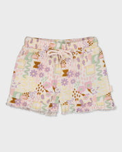 Broek met grafische print | AOP Purple Graphic