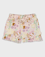 Broek met grafische print | AOP Purple Graphic