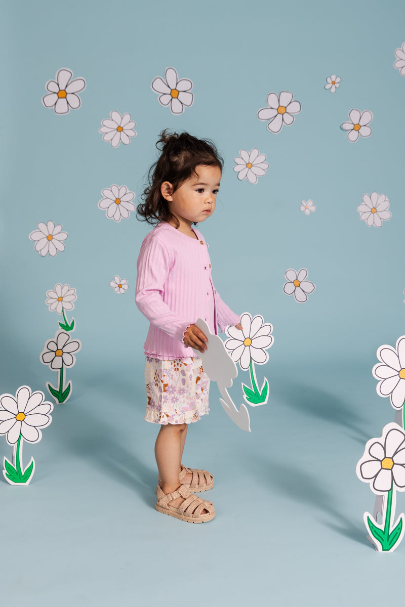 Broek met grafische print | AOP Purple Graphic
