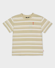 Shirt gebroken wit  gestreept | AOP Off White Stripe