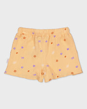 Broek oranje met bloemenprint | AOP Orange Flower