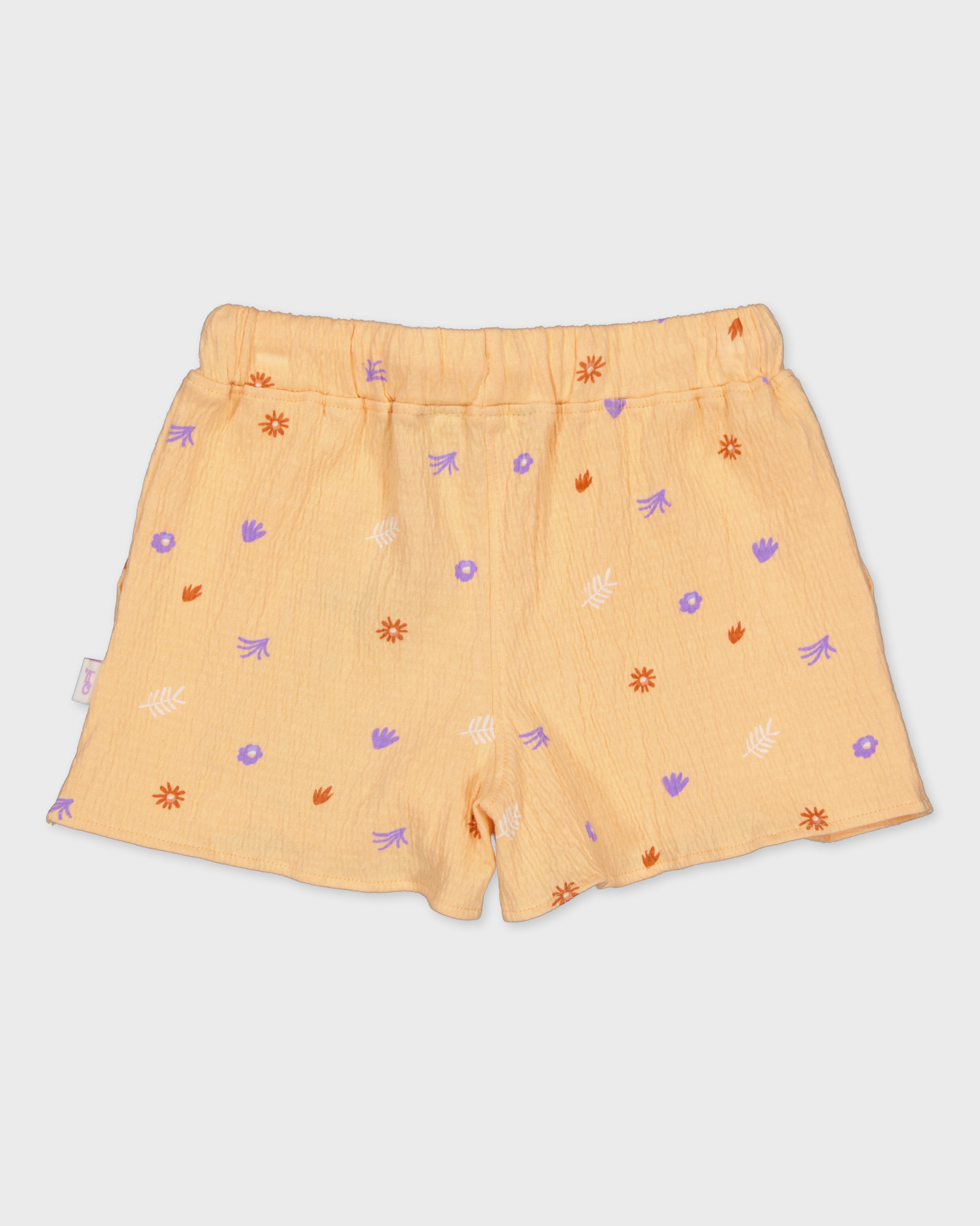 Broek oranje met bloemenprint | AOP Orange Flower