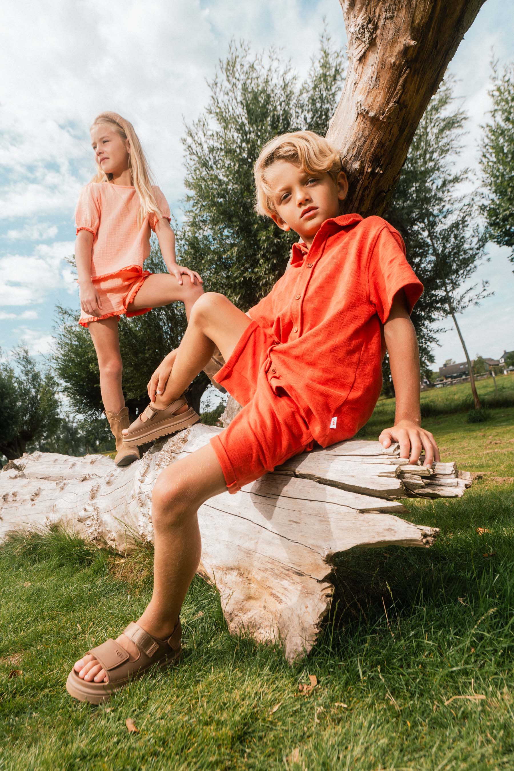 Blouse oranje | Burned Orange
