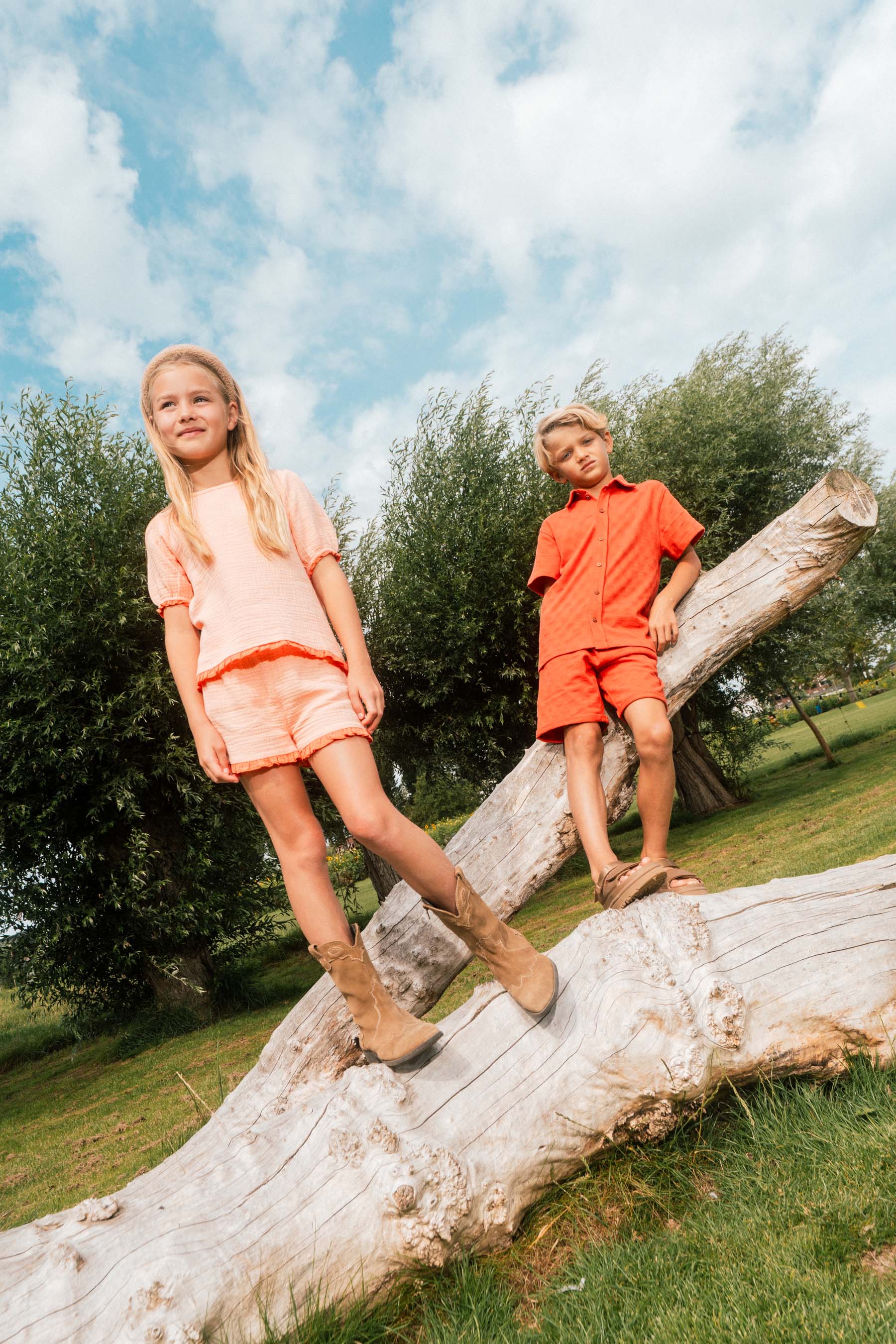 Blouse oranje | Burned Orange