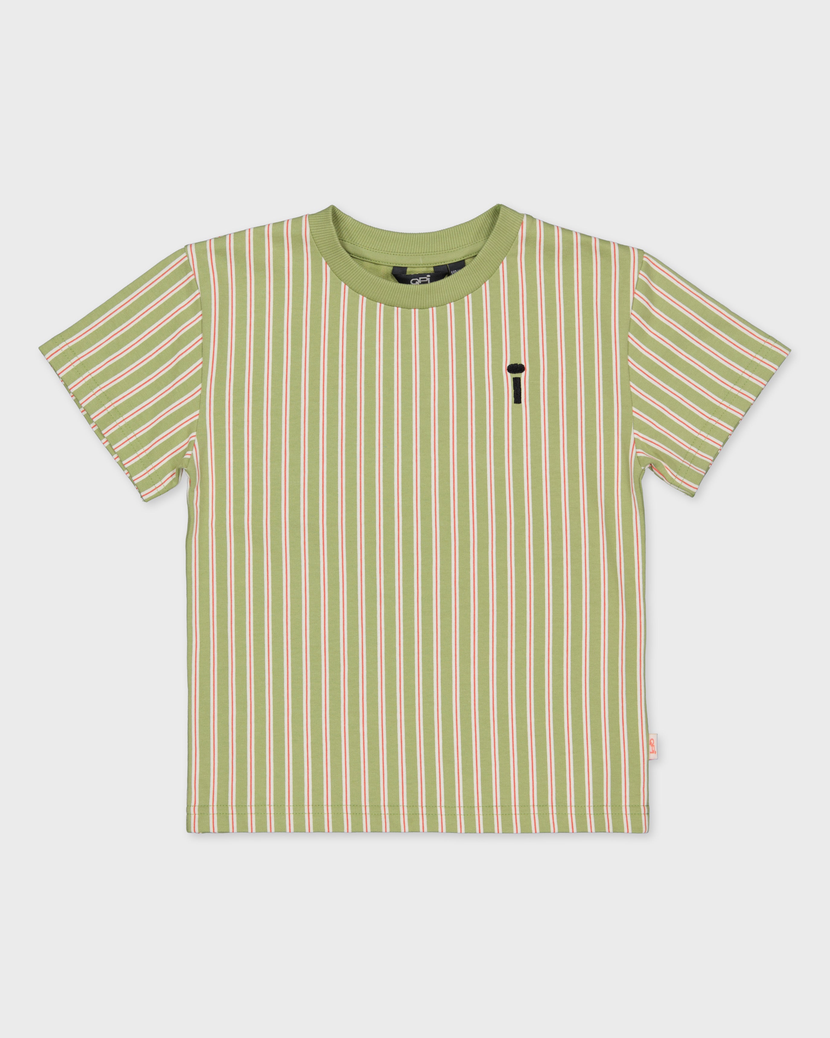 Sweater | AOP Coral White Stripe