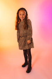 DRESS | AOP Brown Animal