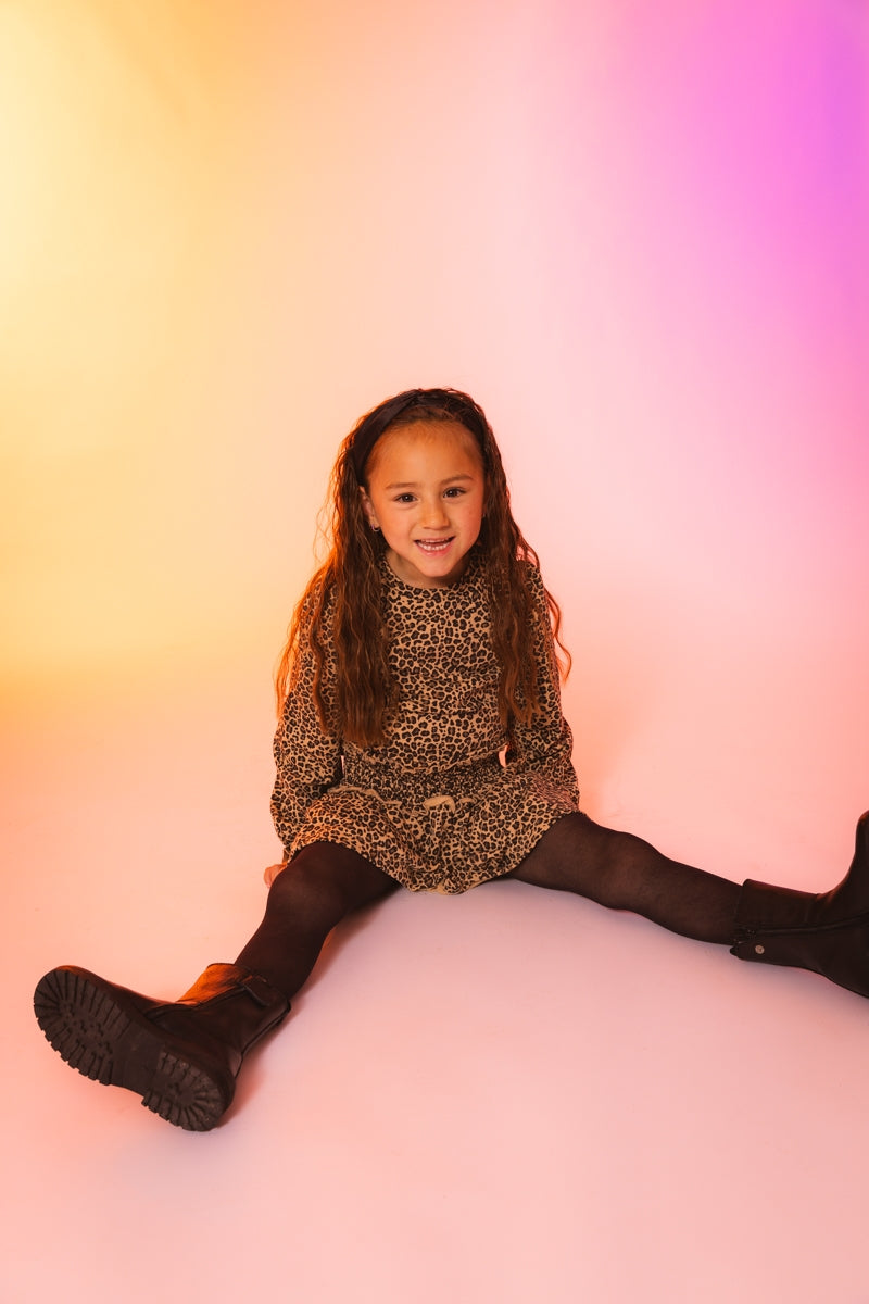 DRESS | AOP Brown Animal