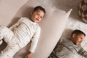 Pyjama gebroken wit met vossenprint | AOP Brown Animal