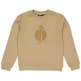 Sweater zandkleurig met print | Sand