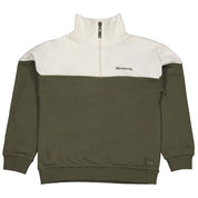 Sweater wit/groen | Ivory White