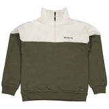 Sweater wit/groen | Ivory White