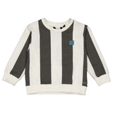 Sweater gestreept | AOP Dark Green Stripe