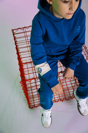 Hooded sweater blauw | Blue
