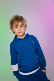 Hooded sweater blauw | Blue