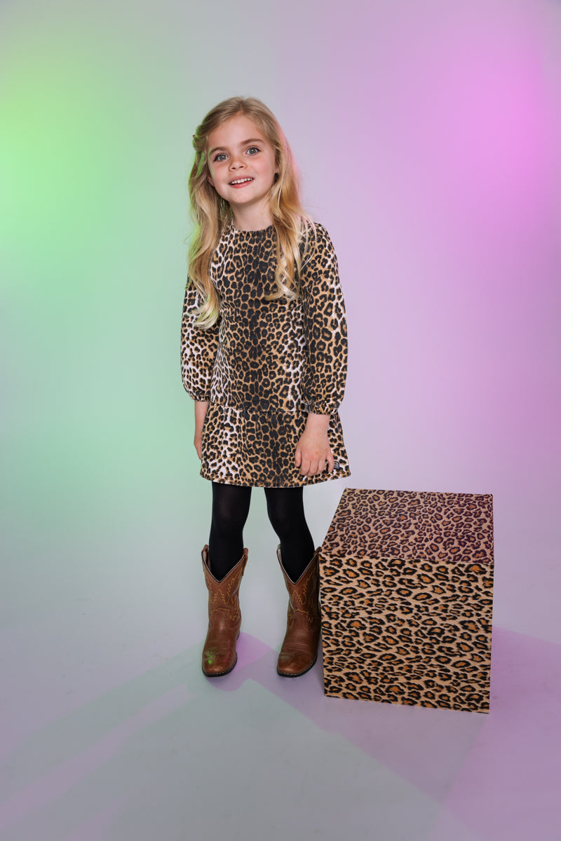 DRESS | AOP Brown Animal