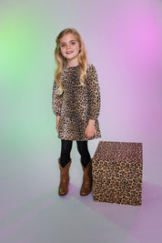 DRESS | AOP Brown Animal