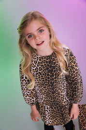 DRESS | AOP Brown Animal
