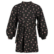 Jurk zwart | AOP Black Animal
