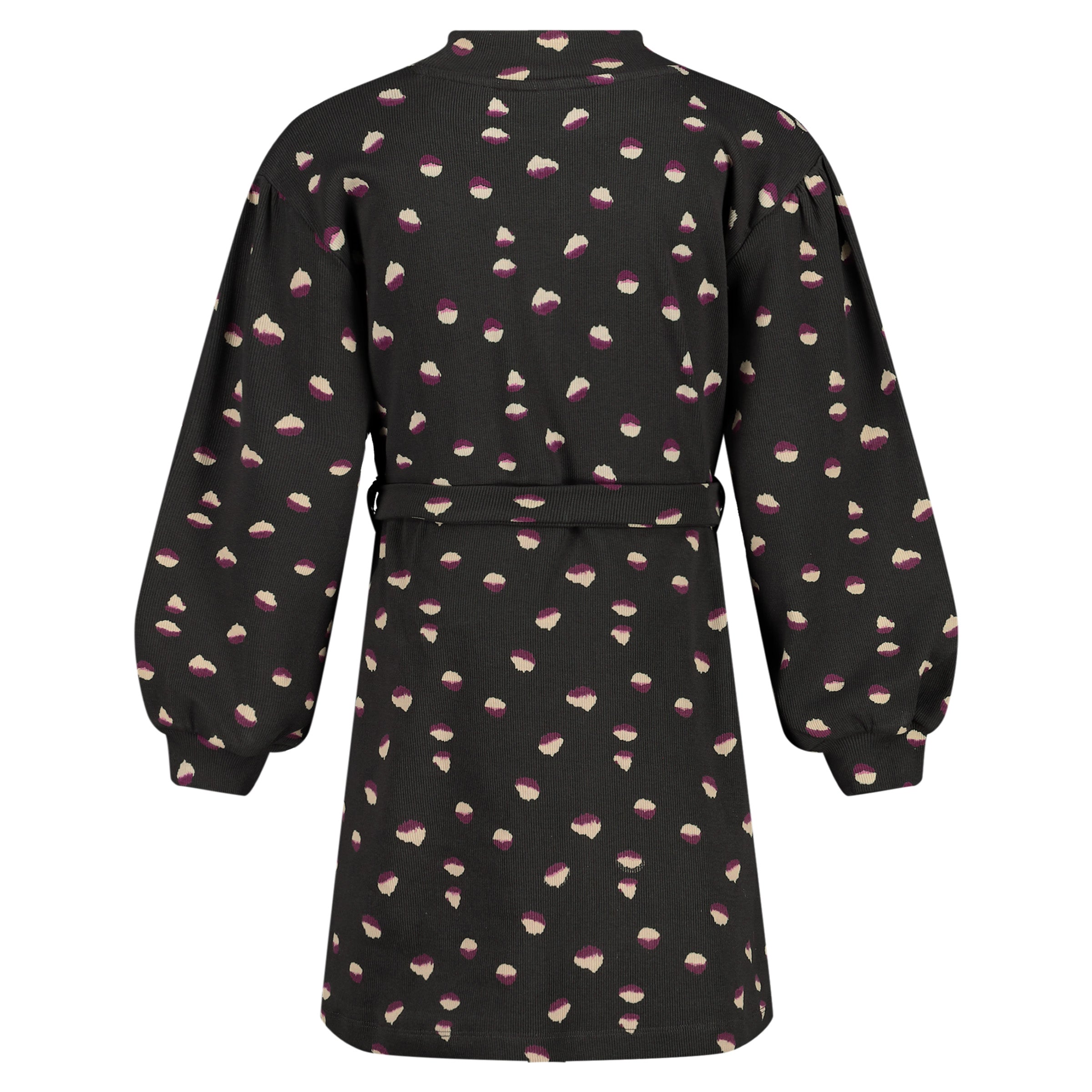 Jurk zwart | AOP Black Animal