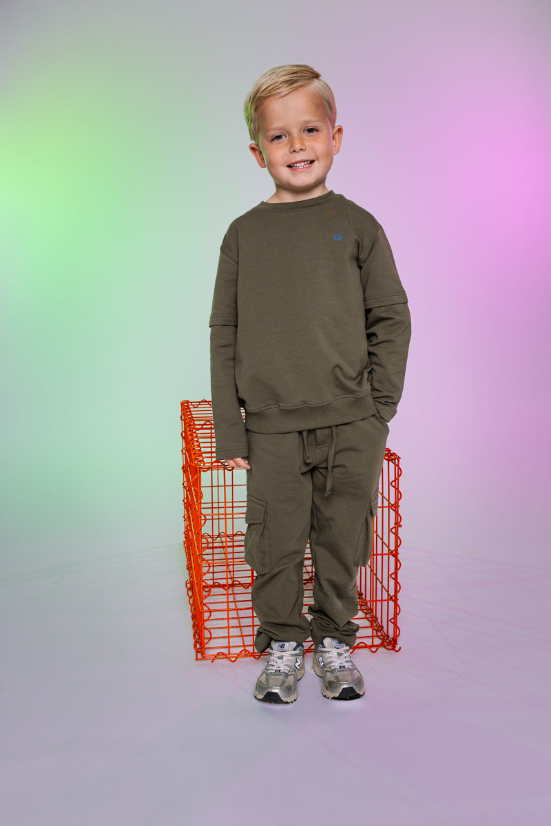 Sweater legergroen | Army Green