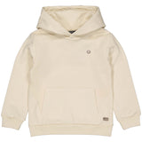 Hooded sweater wit | White Marble