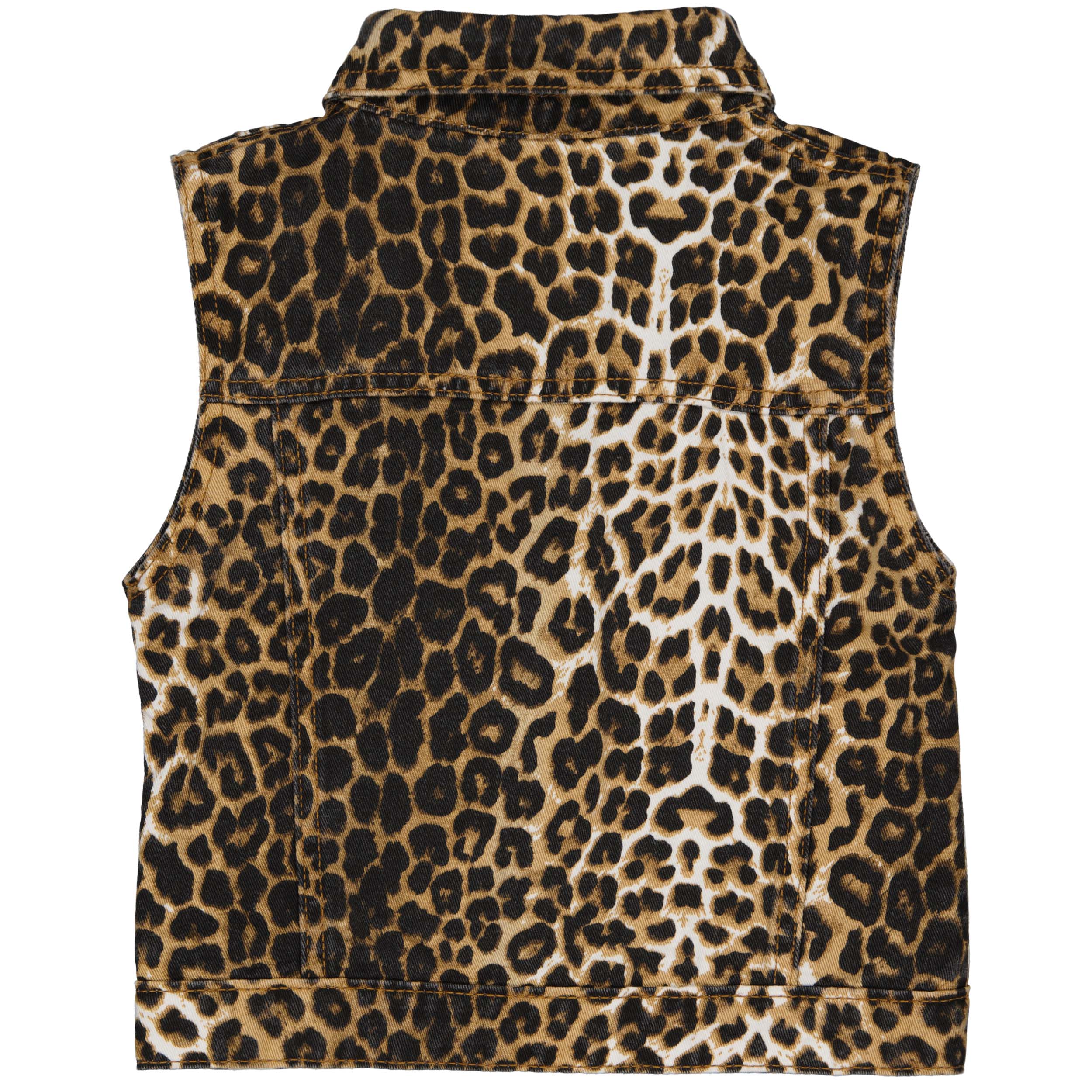 Gilet & bodywarmer zwart | AOP Brown Animal
