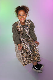 Broek tijgerprint | AOP Brown Animal