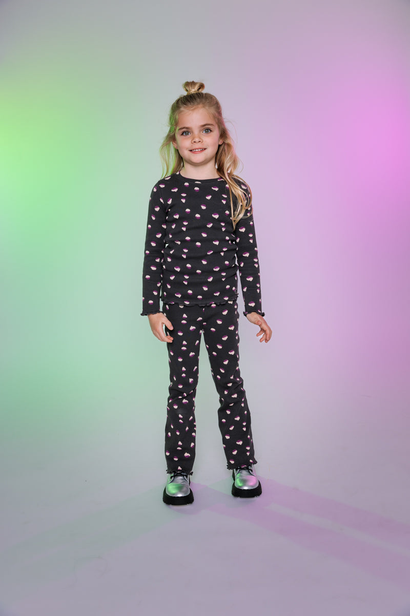 Flairbroek zwart | AOP Black Animal