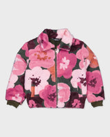 Roze jas met bloemenprint | AOP Multi Flower