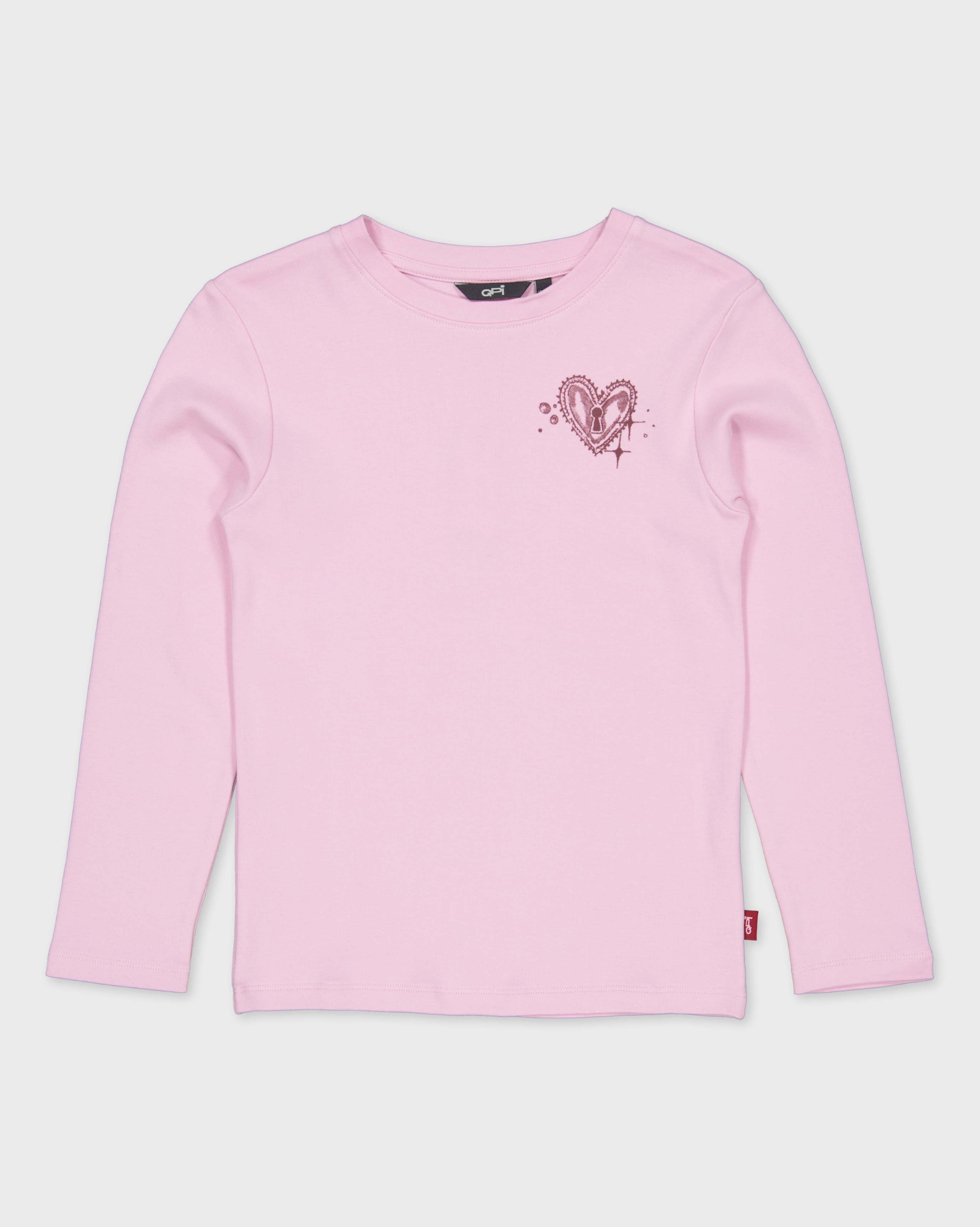 Lichtroze longsleeve met paardenprint | Lavender