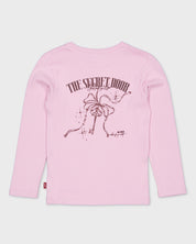 Lichtroze longsleeve met paardenprint | Lavender