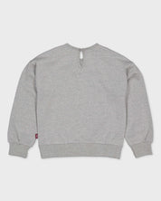 Lichtgrijze sweater met kraag | Silver