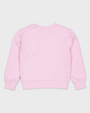 Lichtroze sweater met kleine borduursels | Lavender