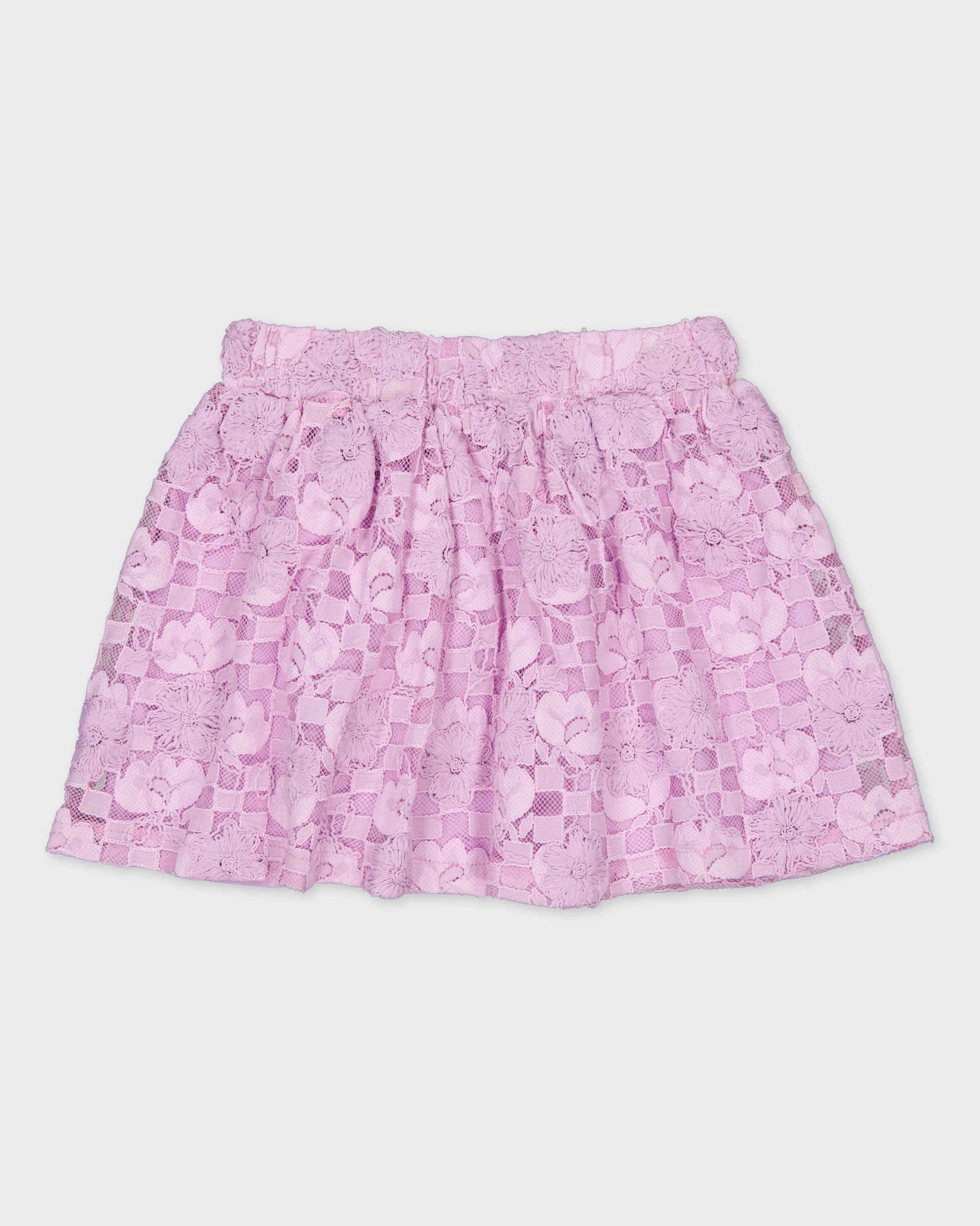 Roze rok met bloemenprint | Lavender