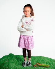 Roze rok met bloemenprint | Lavender