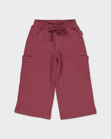Oudroze wijde broek met cargozakken | Purple Grape