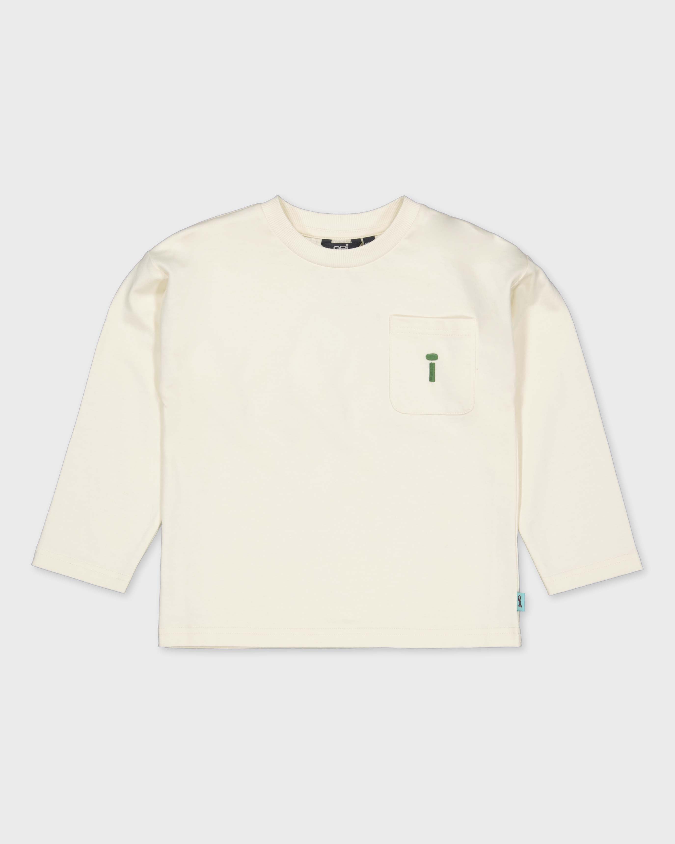 Crèmekleurige longsleeve met rugprint | Off White