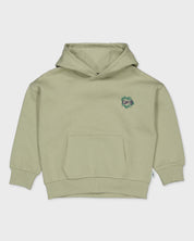 Lichtgroene hoodie met buidelzak | Sage Green