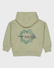 Lichtgroene hoodie met buidelzak | Sage Green