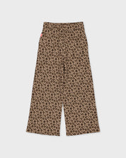 Beige broek met luipaardprint | AOP Taupe Animal