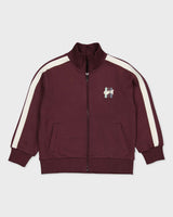 Bordeauxrood vest met ritssluiting | Dark Red