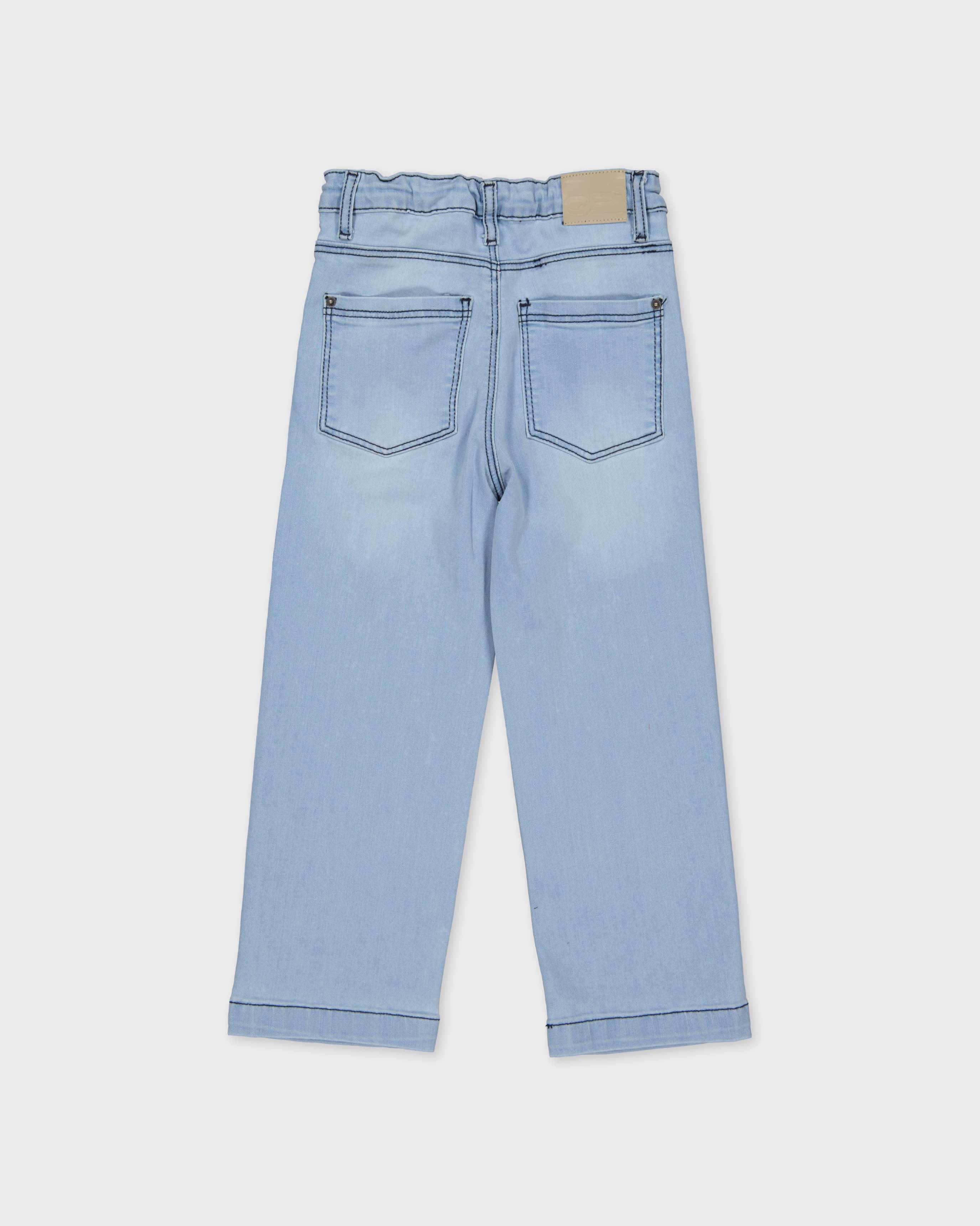 Lichtblauwe jeans met borduursels | Jeans Blue