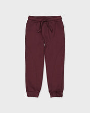 Donkergrijze joggingbroek met koord | Dark Red