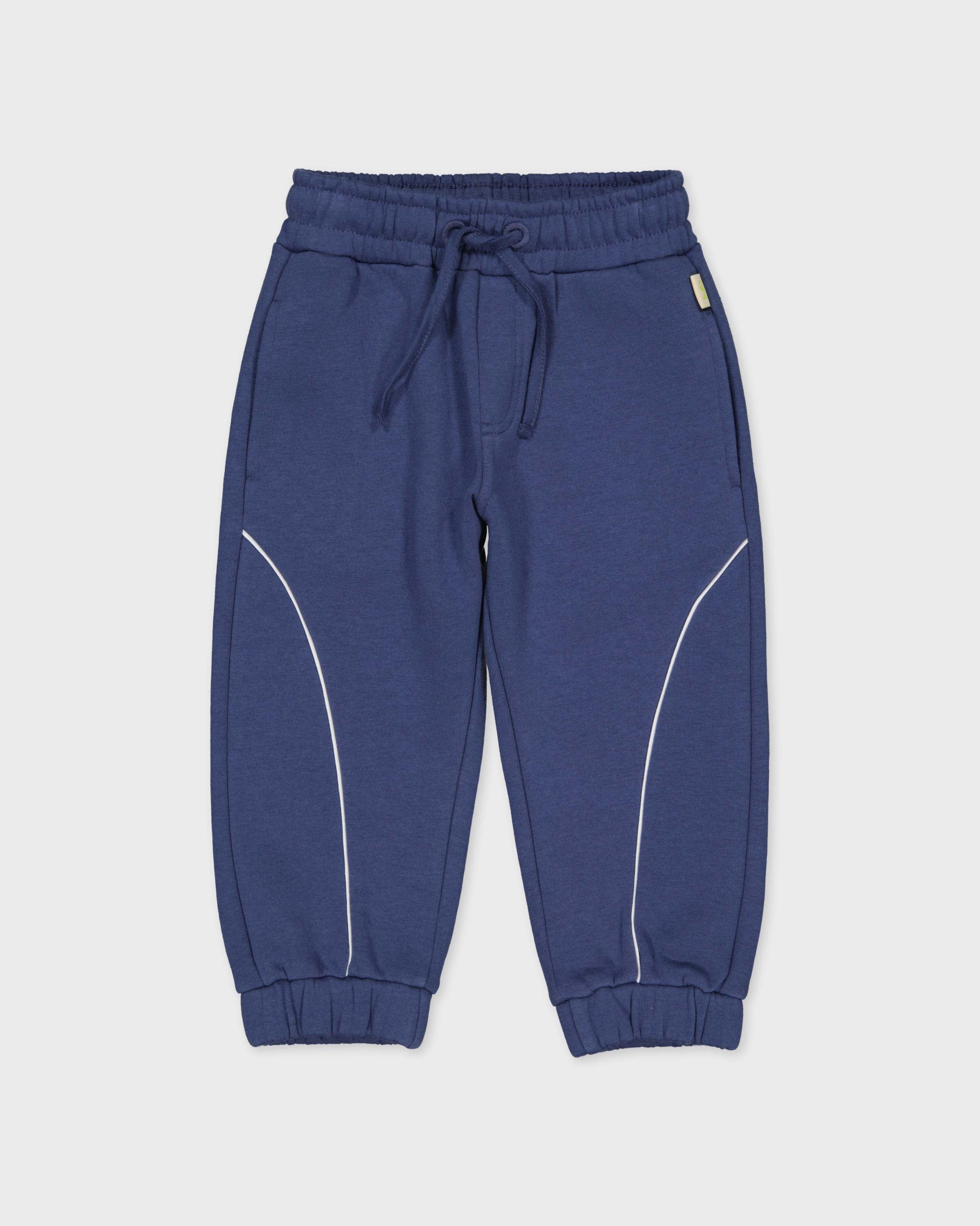 Blauwe joggingbroek met boogdetails | Deep Cobalt