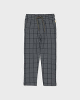 Grijze geruite broek met koord | AOP Grey Check