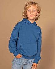 Kobaltblauwe hoodie met artwork | Royal Blue