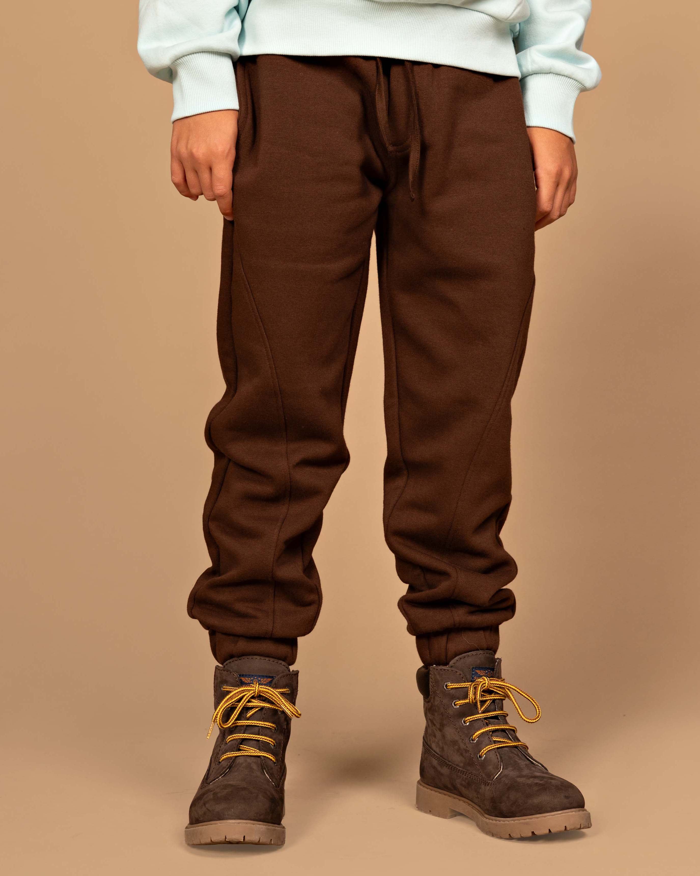 Donkerbruine joggingbroek | Brown