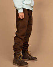 Donkerbruine joggingbroek | Brown