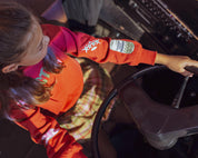 Roestrode sweater met applicaties | Rust Red