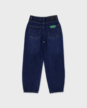 Donkerblauwe jeans met rechte pijpen | Mid Blue Denim